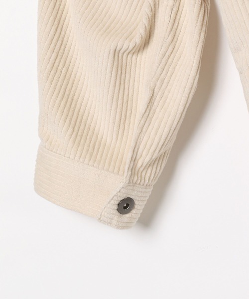 BAYFLOW（ベイフロー）の「フェードコーデュロイジャケット（ブルゾン・レディース・オフホワイト/ネイビー/ピンク・FREE）」の18枚目の写真