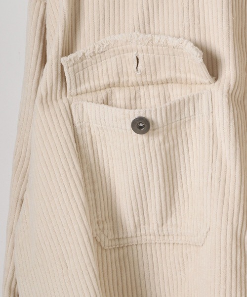 BAYFLOW（ベイフロー）の「フェードコーデュロイジャケット（ブルゾン・レディース・オフホワイト/ネイビー/ピンク・FREE）」の20枚目の写真