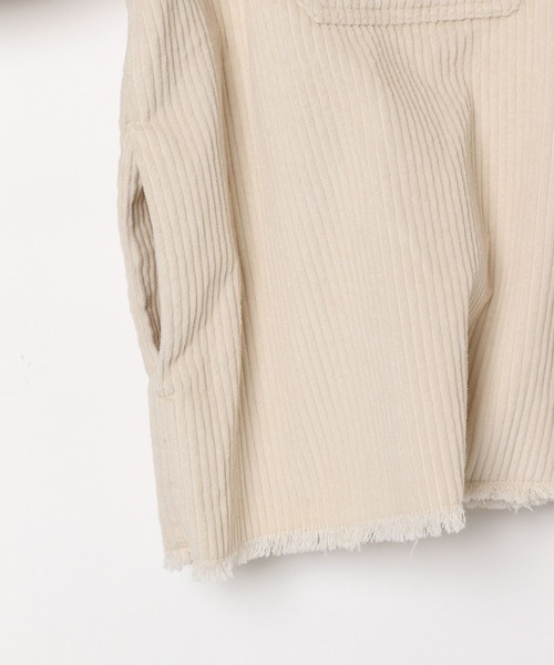 BAYFLOW（ベイフロー）の「フェードコーデュロイジャケット（ブルゾン・レディース・オフホワイト/ネイビー/ピンク・FREE）」の21枚目の写真