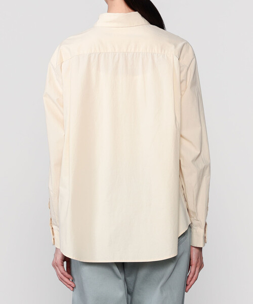 DANTON 新品 未使用 36 ダントン ブラウス DANTON | タイプライター レギュラーカラー長袖シャツ WOMEN
