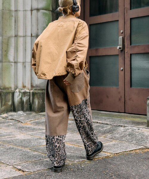 A*u様 【etsinta／エシンタ】リメイク切り替えミリタリーパンツ etsinta／エシンタ】リメイク切り替えミリタリーパンツ（その他パンツ