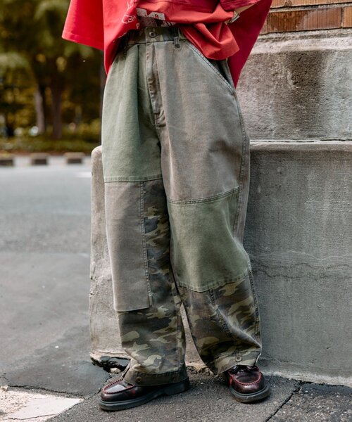 etsinta（エシンタ）の「【etsinta／エシンタ】リメイク切り替えミリタリーパンツ（その他パンツ・レディース・カーキ/ブラウン・ONE SIZE）」の21枚目の写真
