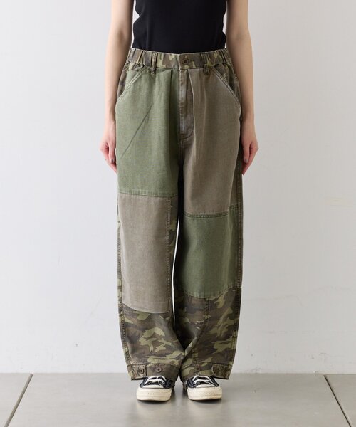 etsinta（エシンタ）の「【etsinta／エシンタ】リメイク切り替えミリタリーパンツ（その他パンツ・レディース・カーキ/ブラウン・ONE SIZE）」の15枚目の写真