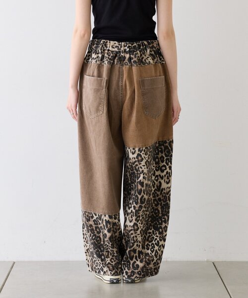 セール】【etsinta／エシンタ】リメイク切り替えミリタリーパンツ