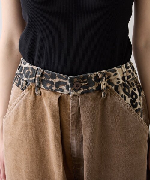 etsinta（エシンタ）の「【etsinta／エシンタ】リメイク切り替えミリタリーパンツ（その他パンツ・レディース・カーキ/ブラウン・ONE SIZE）」の12枚目の写真