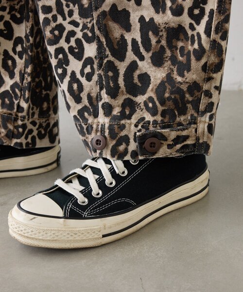 etsinta（エシンタ）の「【etsinta／エシンタ】リメイク切り替えミリタリーパンツ（その他パンツ・レディース・カーキ/ブラウン・ONE SIZE）」の3枚目の写真