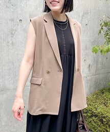 MICO COULIER | 《セットアップ対応》ハイストレッチカルゼワッシャージレジャケット(テーラードジャケット)