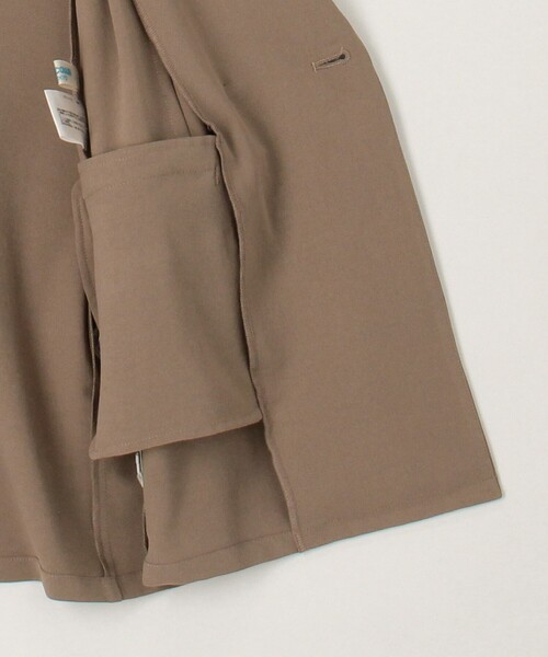 MICO COULIER(ミコクリエ)の「《セットアップ対応》ハイストレッチカルゼワッシャージレジャケット(テーラードジャケット・レディース・キャメル/ネイビー・38)」の5枚目の写真