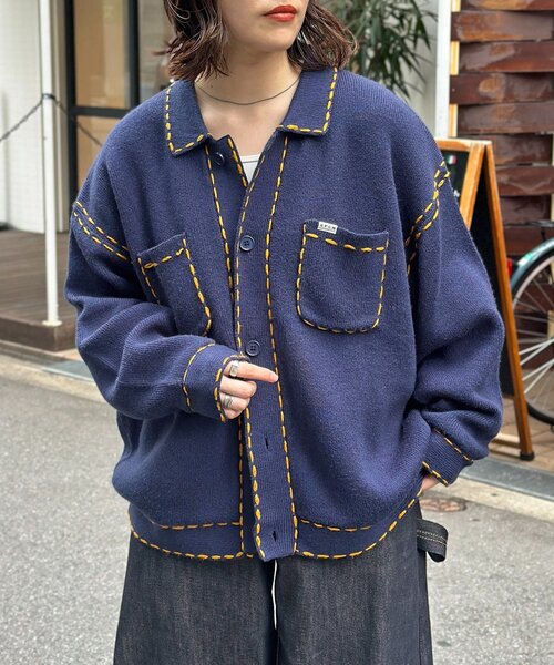 【CPCM】ハンドステッチニットシャツ ハンドステッチニットシャツ｜パルグループアウトレットの