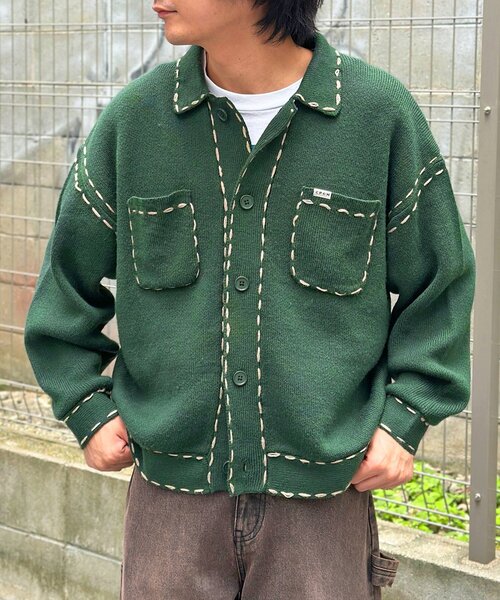 【CPCM】ハンドステッチニットシャツ ハンドステッチニットシャツ｜パルグループアウトレットの