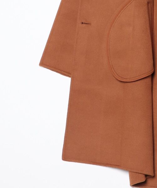 セール】ダブルブレステッド ウールブレンド コクーン コート