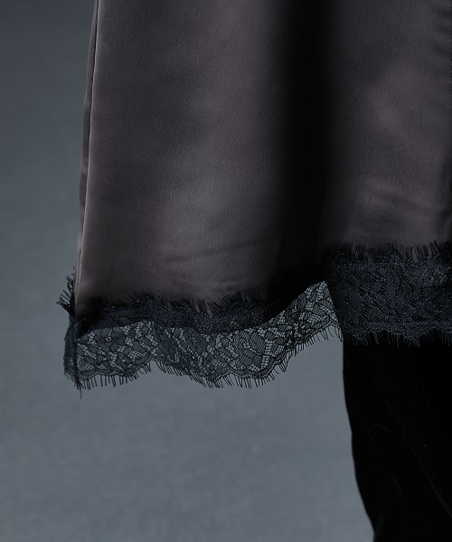 GEVS.(ジェイヴィス)の「サテンキャミソールワンピース<大きいサイズ有>GEVS.(ワンピース・レディース・ブラック/ブラウン・5L/4L/3L/LL/L/M)」の16枚目の写真