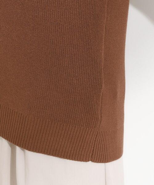DRESKIP（ドレスキップ）の「【S-LL】ゴールドボタンが上品 大人のニットベスト（ベスト・レディース・ブラック/ダークブラウン/オフホワイト・03/04/02/01）」の21枚目の写真