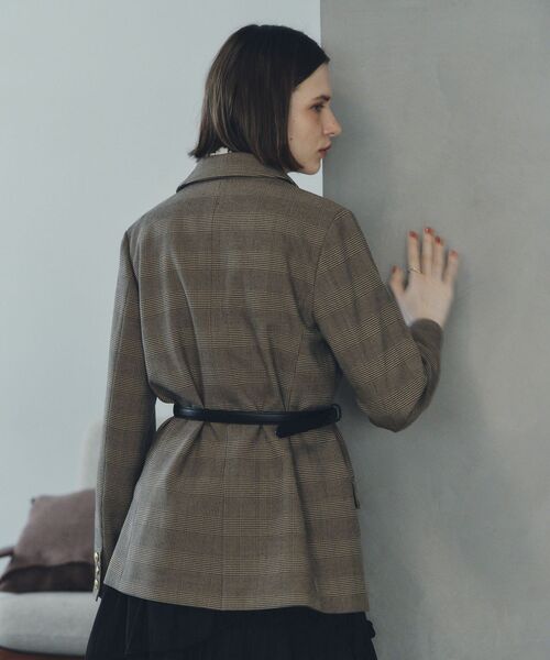 YECCA VECCA（イェッカヴェッカ）の「金釦テーラードジャケット（テーラードジャケット・レディース・ホワイト系その他7/ブラウン系その他4/ネイビー・FREE）」の11枚目の写真
