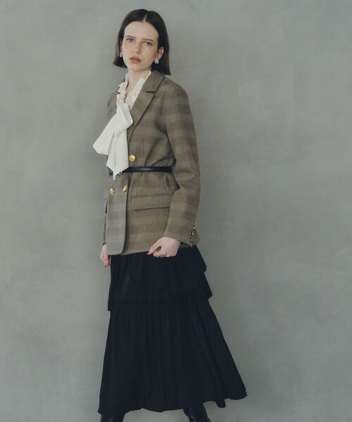 YECCA VECCA（イェッカヴェッカ）の「金釦テーラードジャケット（テーラードジャケット・レディース・ホワイト系その他7/ブラウン系その他4/ネイビー・FREE）」の15枚目の写真