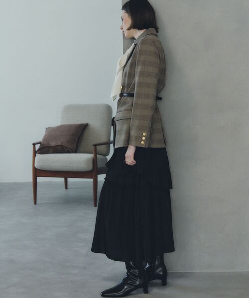 YECCA VECCA（イェッカヴェッカ）の「金釦テーラードジャケット（テーラードジャケット・レディース・ホワイト系その他7/ブラウン系その他4/ネイビー・FREE）」の16枚目の写真