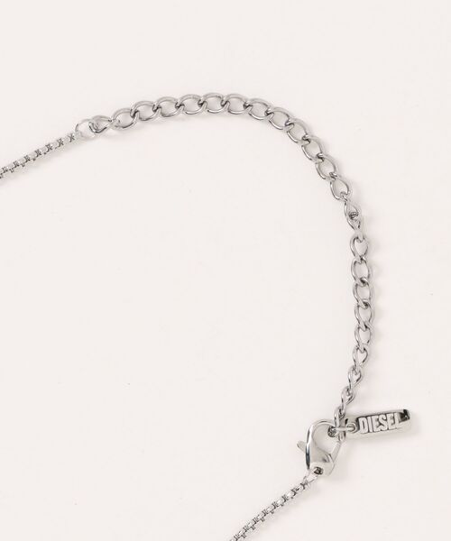 ディーゼル　ネックレス　シルバー ディーゼル アクセサリー メンズ ネックレス シルバー DX1624040
