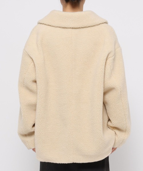 LOWRYS FARM（ローリーズファーム）の「２ＷＡＹエリボアコート 492762（その他アウター・レディース・アイボリー/チャコールグレー/ブルー/ブラウン・FREE）」の16枚目の写真