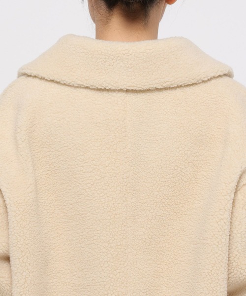 LOWRYS FARM（ローリーズファーム）の「２ＷＡＹエリボアコート 492762（その他アウター・レディース・アイボリー/チャコールグレー/ブルー/ブラウン・FREE）」の17枚目の写真