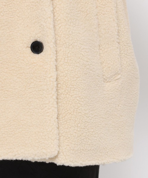 LOWRYS FARM（ローリーズファーム）の「２ＷＡＹエリボアコート 492762（その他アウター・レディース・アイボリー/チャコールグレー/ブルー/ブラウン・FREE）」の22枚目の写真