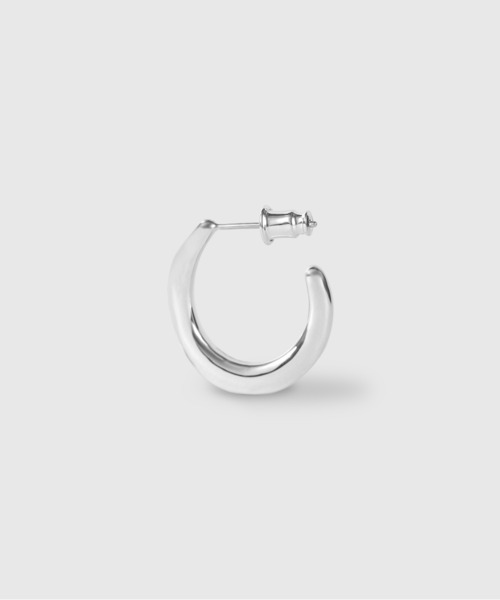 ISOLATION(アイソレーション)の「【ISOLATION / アイソレーション】Silver925 Smooth Curve Pierce / スムースカーブピアス シルバー925(ピアス(両耳用)・レディース・シルバー・FREE)」の5枚目の写真
