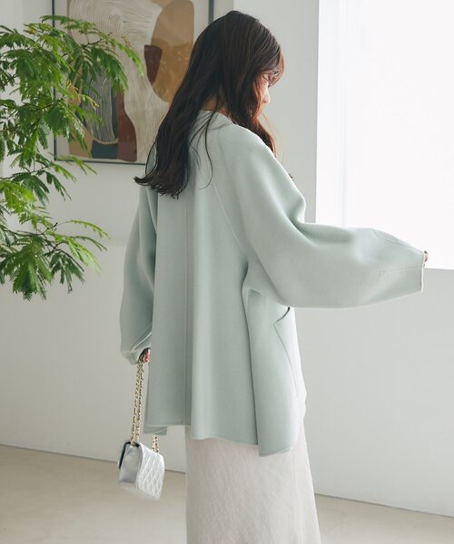 La boutique BonBon ライトラグランフレアコート miki監修カラーあり・新色登場】ライトラグランフレアコート（ノー