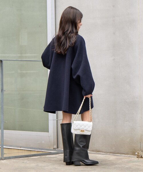 ライトラグランフレアコート miki監修カラーあり・新色登場】ライトラグランフレアコート