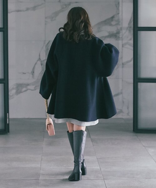 セール】【miki監修カラーあり・新色登場】ライトラグランフレアコート