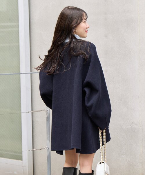 セール】【miki監修カラーあり・新色登場】ライトラグランフレアコート