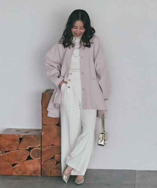 セール】【miki監修カラーあり・新色登場】ライトラグランフレアコート