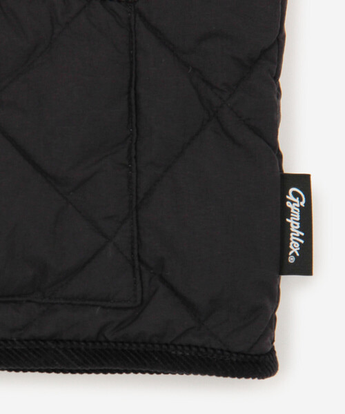 GYMPHLEX(ジムフレックス)の「Gymphlex | ナイロンタフタ キルトダウンショートベスト SOLID WOMEN(ダウンベスト・レディース・ブラック・14)」の14枚目の写真
