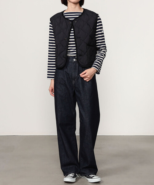 Gymphlex | ナイロンタフタ キルトダウンショートベスト SOLID WOMEN