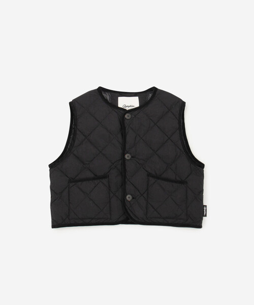 GYMPHLEX(ジムフレックス)の「Gymphlex | ナイロンタフタ キルトダウンショートベスト SOLID WOMEN(ダウンベスト・レディース・ブラック・14)」の18枚目の写真