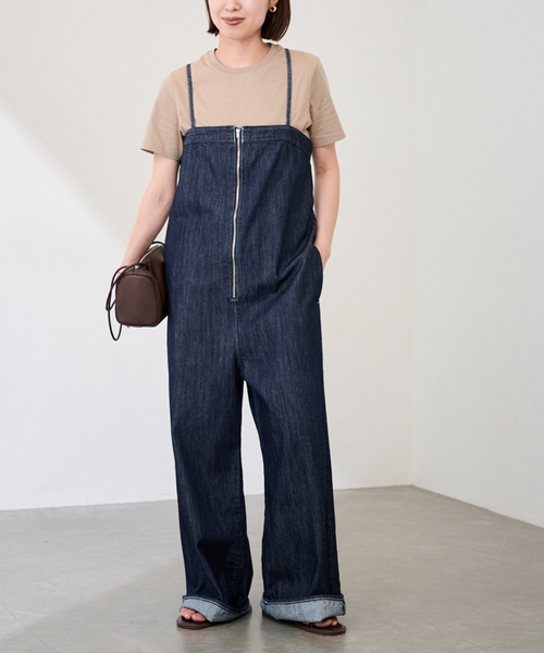 デニムオールインワン（つなぎ/オールインワン）｜FRAMeWORK（フレーム