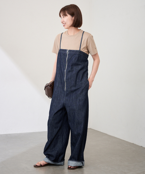 デニムオールインワン（つなぎ/オールインワン）｜FRAMeWORK（フレーム