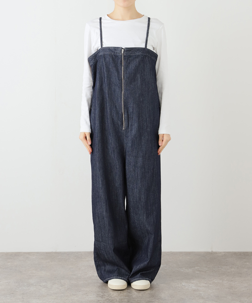FRAMeWORK（フレームワーク）の「デニムオールインワン（つなぎ/オールインワン・レディース・ネイビー・36/38）」の13枚目の写真