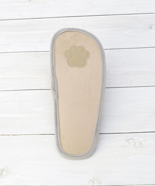 one'sterrace(ワンズテラス)の「和にゃんこ スリッパ サバ(ルームシューズ/スリッパ・レディース・グレー系4・99)」の6枚目の写真