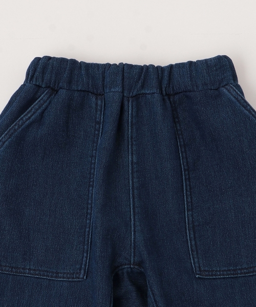 XLARGE KIDS（エクストララージキッズ）の「総柄カットデニムテーパードパンツ（デニムパンツ・キッズ・ブラック/ブルー・80ｃｍ/140cm/110cm/90cm/130cm/120cm/100cm）」の4枚目の写真