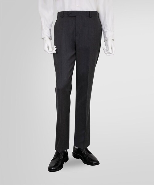 BROOKS BROTHERS(ブルックスブラザーズ)の「ウール サキソニー プレーンフロント トラウザーズ Classic(スラックス・メンズ・チャコール・34inch/33inch/32inch/31inch/30inch/37inch/36inch/35inch/29inch)」の5枚目の写真