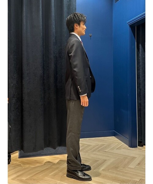BROOKS BROTHERS(ブルックスブラザーズ)の「ウール サキソニー プレーンフロント トラウザーズ Classic(スラックス・メンズ・チャコール・34inch/33inch/32inch/31inch/30inch/37inch/36inch/35inch/29inch)」の7枚目の写真