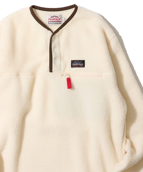 セール】【Healthknit】Expendition Boa Fleece Henleyneck / ヘンリー