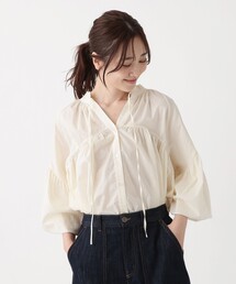 Afternoon Tea | コットンボイルフリルブラウス(シャツ/ブラウス)