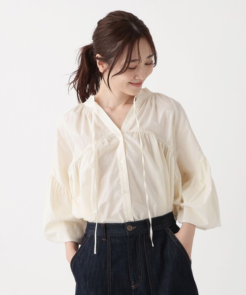 ボウタイブラウス/リバティプリント | アフタヌーンティー公式通販サイト アフタヌーンティー　リバティ　ブラウス