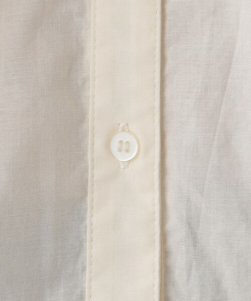 Afternoon Tea（アフタヌーンティー）の「コットンボイルフリルブラウス（シャツ/ブラウス・レディース・ブラック/ブルー/オフホワイト・MEDIUM）」の8枚目の写真