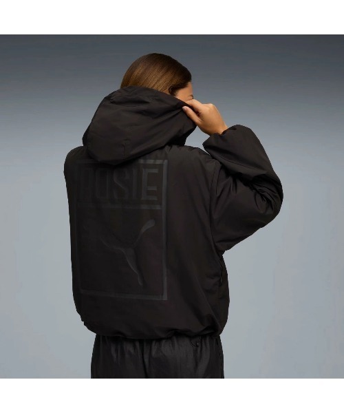 PUMA(プーマ)の「PUMA PUMA x ROSE OVERSIZED HALF-ZIP PADDED JACKET(プーマ プーマ x ロゼ オーバーサイズド ハーフジップ パデッド ジャケット)(ブルゾン・レディース・ブラック系・SMALL/MEDIUM/LARGE)」の4枚目の写真