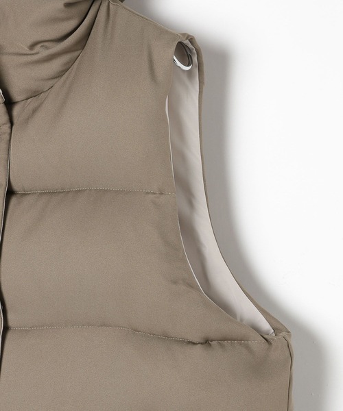 BAYFLOW（ベイフロー）の「リバーシブルパファーベスト（ベスト・レディース・ブラック/グレー/モカ・SMALL/MEDIUM）」の12枚目の写真