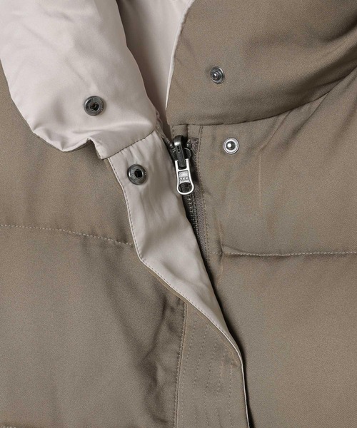 BAYFLOW（ベイフロー）の「リバーシブルパファーベスト（ベスト・レディース・ブラック/グレー/モカ・SMALL/MEDIUM）」の15枚目の写真