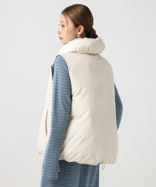 BAYFLOW（ベイフロー）の「リバーシブルパファーベスト（ベスト・レディース・ブラック/グレー/モカ・SMALL/MEDIUM）」の9枚目の写真