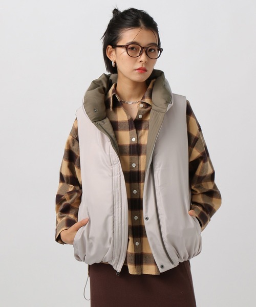 セール】リバーシブルパファーベスト（ベスト）｜BAYFLOW（ベイフロー