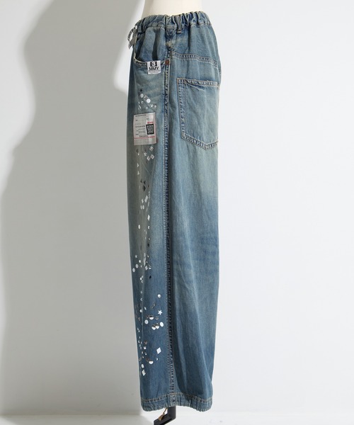 MIHARA YASUHIRO/ミハラヤスヒロ】EMBELLISED JEANS/ルーズ